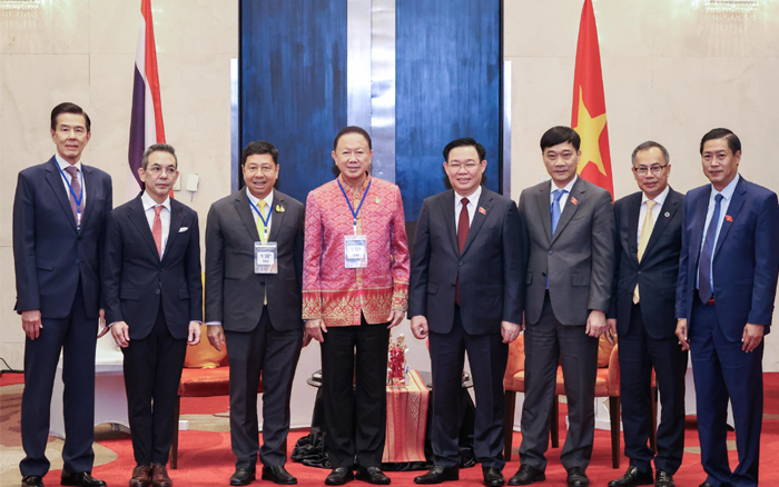 หอการค้าไทยร่วมกับหอการค้าและอุตสาหกรรมเวียดนาม (VCCI) ต้อนรับ นายเวือง ดิ่งห์ เหวะ (H.E Mr. Vuong Dinh Hue) ประธานสภาแห่งชาติสาธารณรัฐสังคมนิยมเวียดนาม