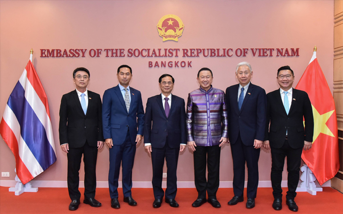 สมาคมมิตรภาพไทย-เวียดนาม เข้าเยี่ยมคารวะรัฐมนตรีว่าการกระทรวงการต่างประเทศ สาธารณรัฐสังคมนิยมเวียดนาม