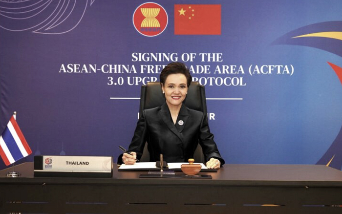 ไทยลงนาม FTA ยกระดับอาเซียน-จีน ยกระดับการค้าในภูมิภาค