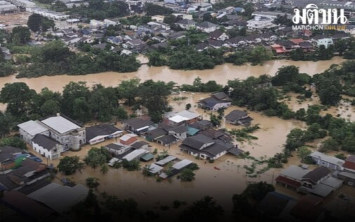 หอค้าไทย ประเมินฝนตก น้ำท่วม 10 จังหวัดภาคใต้ คาดเศรษฐกิจเสียหายวันละ 1.5 พันล้าน