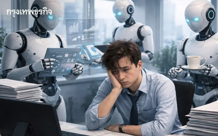 วิจัยชี้ AI ทำให้พนักงานเผชิญภาวะหมดไฟ เหตุงานเพิ่มตามความสามารถที่ขยายขึ้น