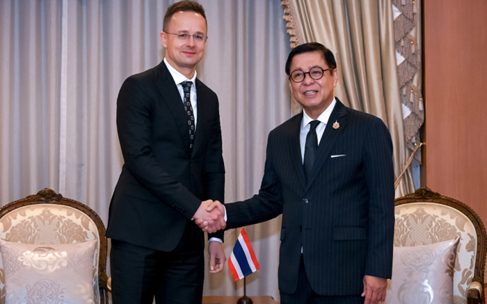 รัฐมนตรีว่าการกระทรวงการต่างประเทศพบหารือกับรัฐมนตรีว่าการกระทรวงการต่างประเทศและการค้าฮังการี ในโอกาสเยือนประเทศไทยอย่างเป็นทางการ