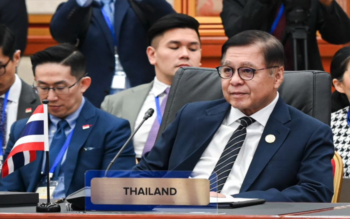 รองนายกรัฐมนตรีและรัฐมนตรีว่าการกระทรวงการต่างประเทศเข้าร่วมการประชุมรัฐมนตรีต่างประเทศอาเซียน - สหภาพยุโรป ครั้งที่ 25