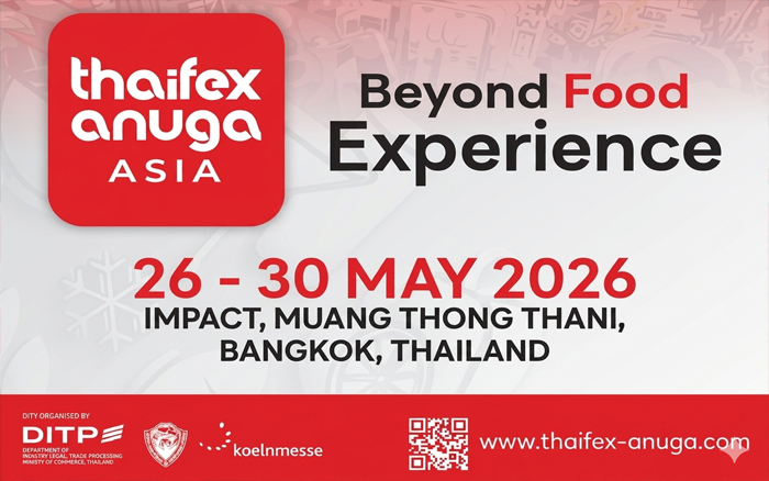 THAIFEX – Anuga Asia 2026 งานแสดงสินค้าอาหารและเครื่องดื่มที่ใหญ่ที่สุดในเอเชียแปซิฟิก