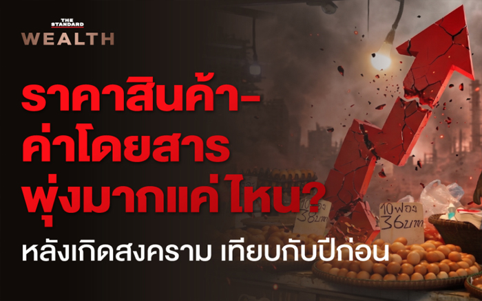 เช็กเลยราคาสินค้า-ค่าโดยสาร ในเม.ย. 2569 พุ่งขึ้นมากแค่ไหน? หลังเกิดสงคราม เทียบกับปีก่อนหน้า