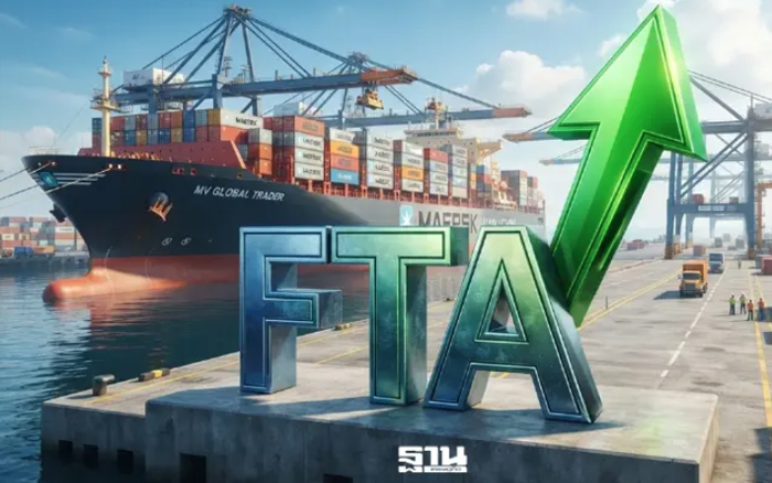 ตลาด FTA ครึ่งปีแรกพุ่ง 21.8% แตะ 8 พันล้านบาท จีนคู่ค้าเบอร์ 1