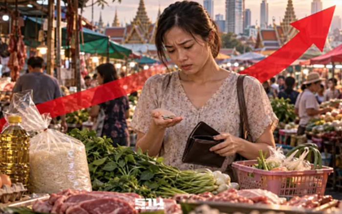 ดัชนีค่าครองชีพไทยพุ่งสูงสุดรอบ 3 ปี ชี้คนกรุง-ใต้แบกหนักสุด