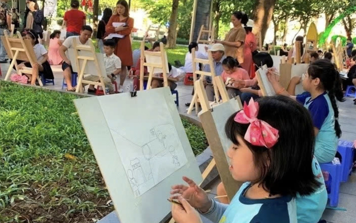 ฮานอยเปิดตัวการประกวดวาดภาพเด็กนานาชาติสําหรับ 'เมืองเพื่อสันติภาพ'