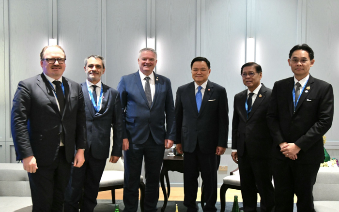 รองนายกรัฐมนตรีและรัฐมนตรีว่าการกระทรวงการต่างประเทศ เข้าร่วมการหารือระหว่างนายกรัฐมนตรีกับเลขาธิการ OECD