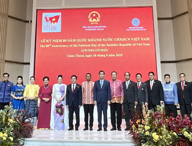 สมาคมฯ ร่วมงานเฉลิมฉลองครบรอบ 80 ปี วันชาติสาธารณรัฐสังคมนิยมเวียดนาม จังหวัดอุดรธานี