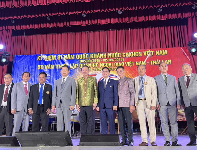 สมาคมฯ ร่วมงานเลี้ยงรับรองจัดโดยสมาคมไทย-เวียดนาม กรุงเทพฯ และปริมณฑล